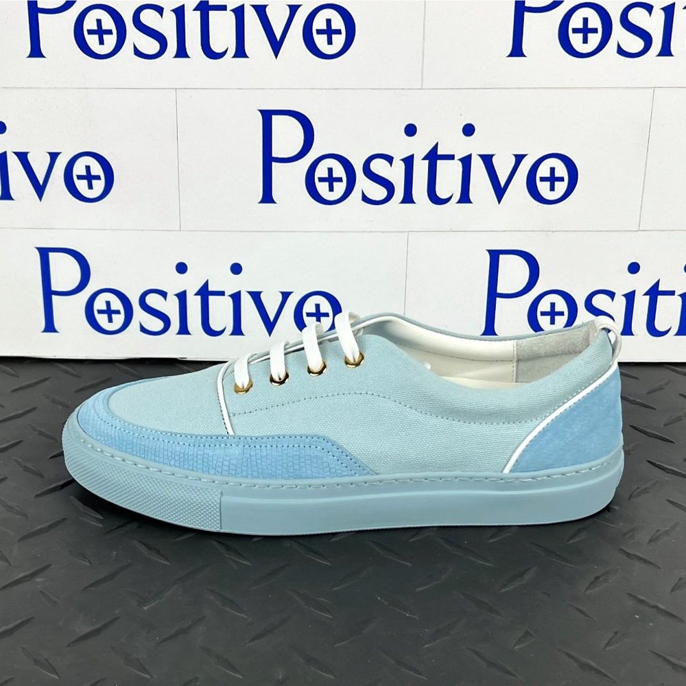 Buscemi Womens Cali Cielo Leather Low top Sneakers US 7 SAMPLE